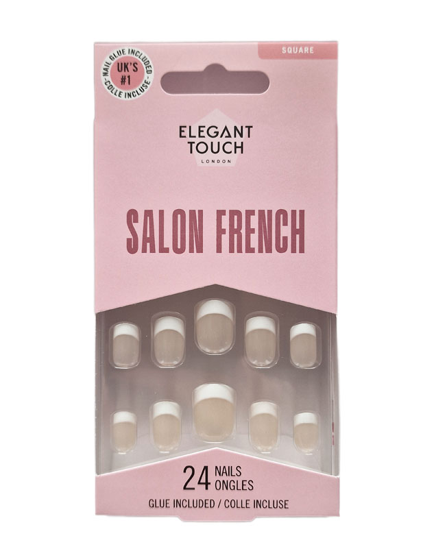 ELEGANT TOUCH NATURAL FRENCH SHORT PINK 126